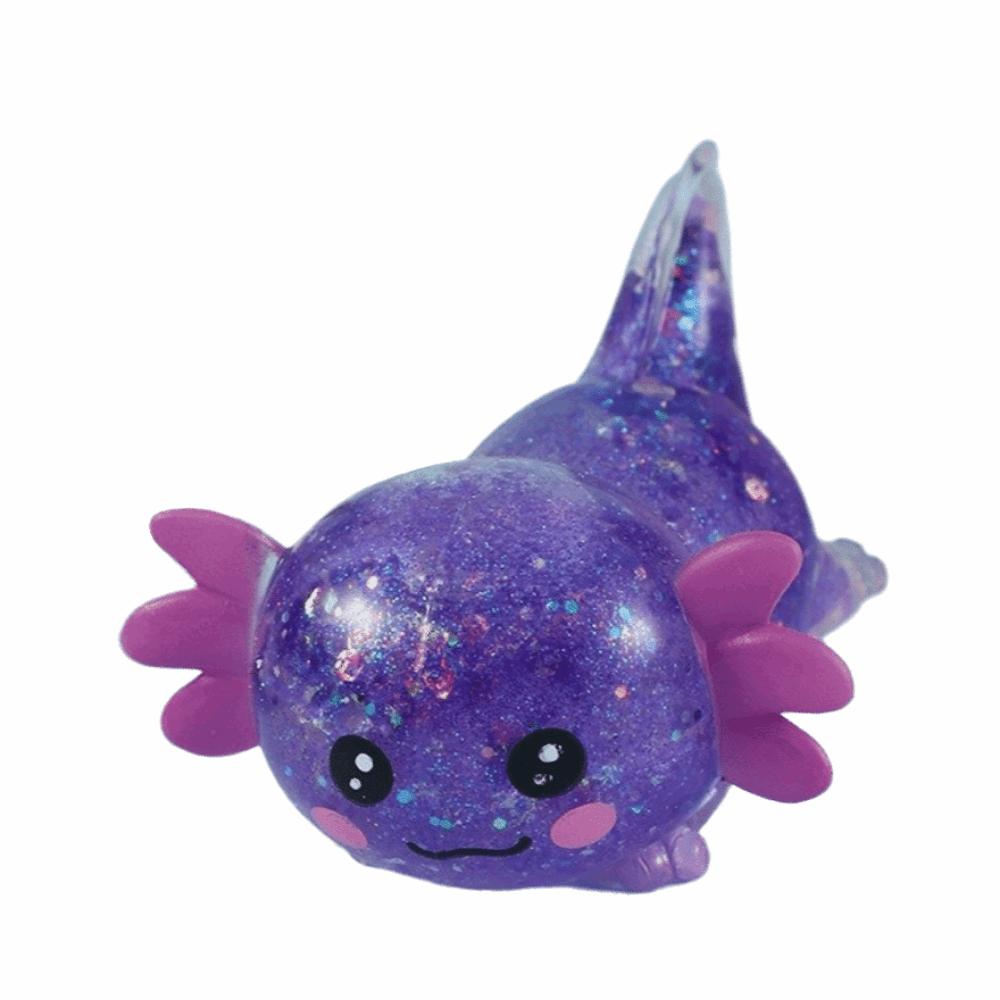 Fun Squeeze Salamander Squishy Toys Slow-rebound Stretchy Axolotl Squeeze Toy Fidget