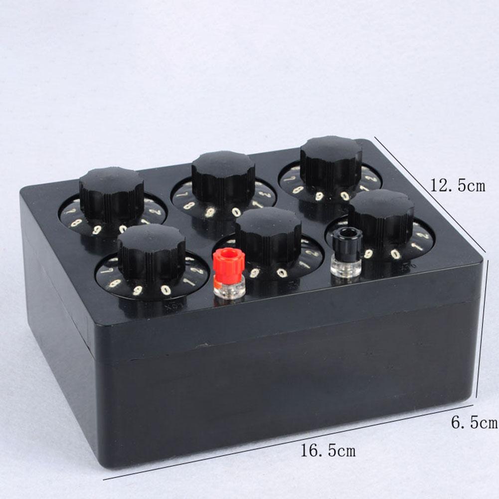 Adjustable Resistance Box 0 To 99999.9 Ohm J23022 Instrument For Physics Teaching Lab Experiment And Measurement Devic