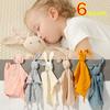 Baby Comfort Towel Cotton Comforter Blanket Soft Newborn Sleeping Dolls Kids Fashion Sleep Toy Soothe Appease Towel Bibs