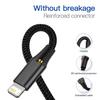 4-in-1 USB to Type-C&Micro Fast Charging Cable 3A Quick Charge Data Cord for Xiaomi Samsung iPhone-Multi-Device High Speed Charg