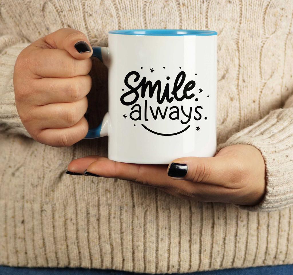 Inkdotpot Улыбайтесь всегда 11 унций керамическая кружка для кофе позитивные вдохновляющие цитаты подарок для сотрудников босса коллег