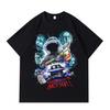 DTG Print Cool Series Printed Men's and Women's T-shirts Summer Leisure Versatile High Street Fashion Brand Loose Men's and Women's Tops