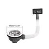 Talea Sink Strainer Kitchen Sink Drain Assembly Stainless Steel Sink Drain Kitchen Cabinet Sink Accessories Durable Rustproof
