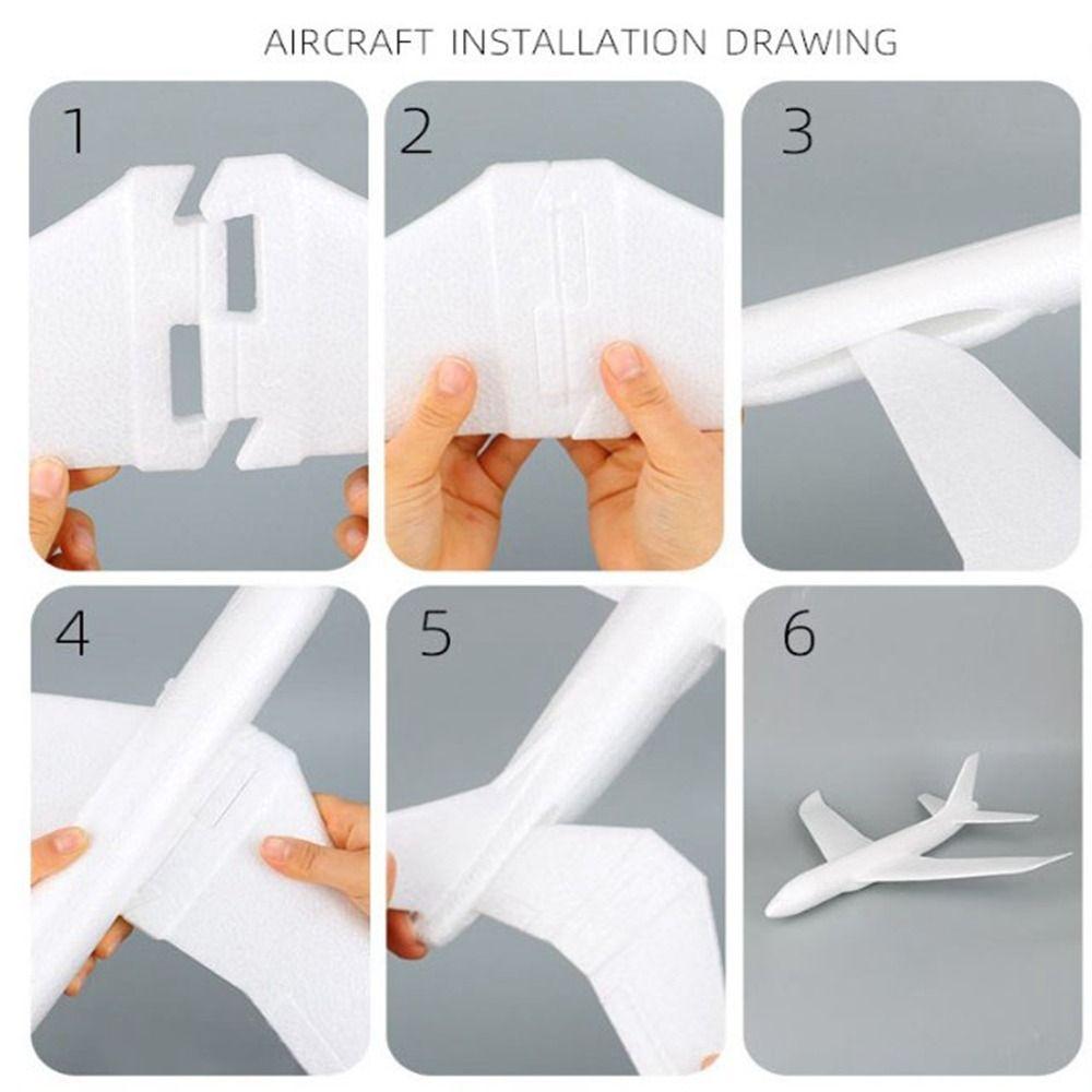 49*45cm Flight Model Flying Toy Parent Child Large Foam Glider Airplane Hand Throwing Planes Outdoor Toy for Kids Gift