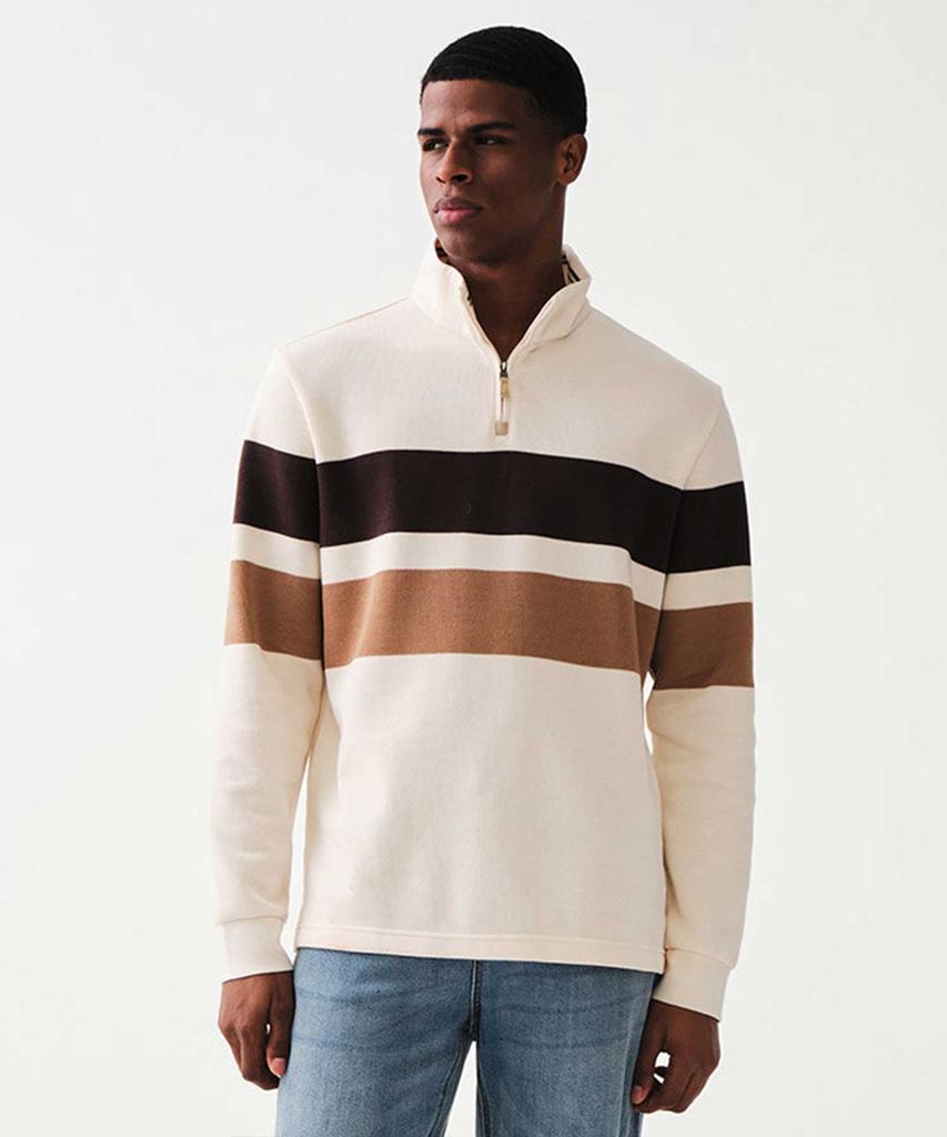 STCO Diems Sakariba Half-Zip T-Shirt Beige_Dtsua53Cmd