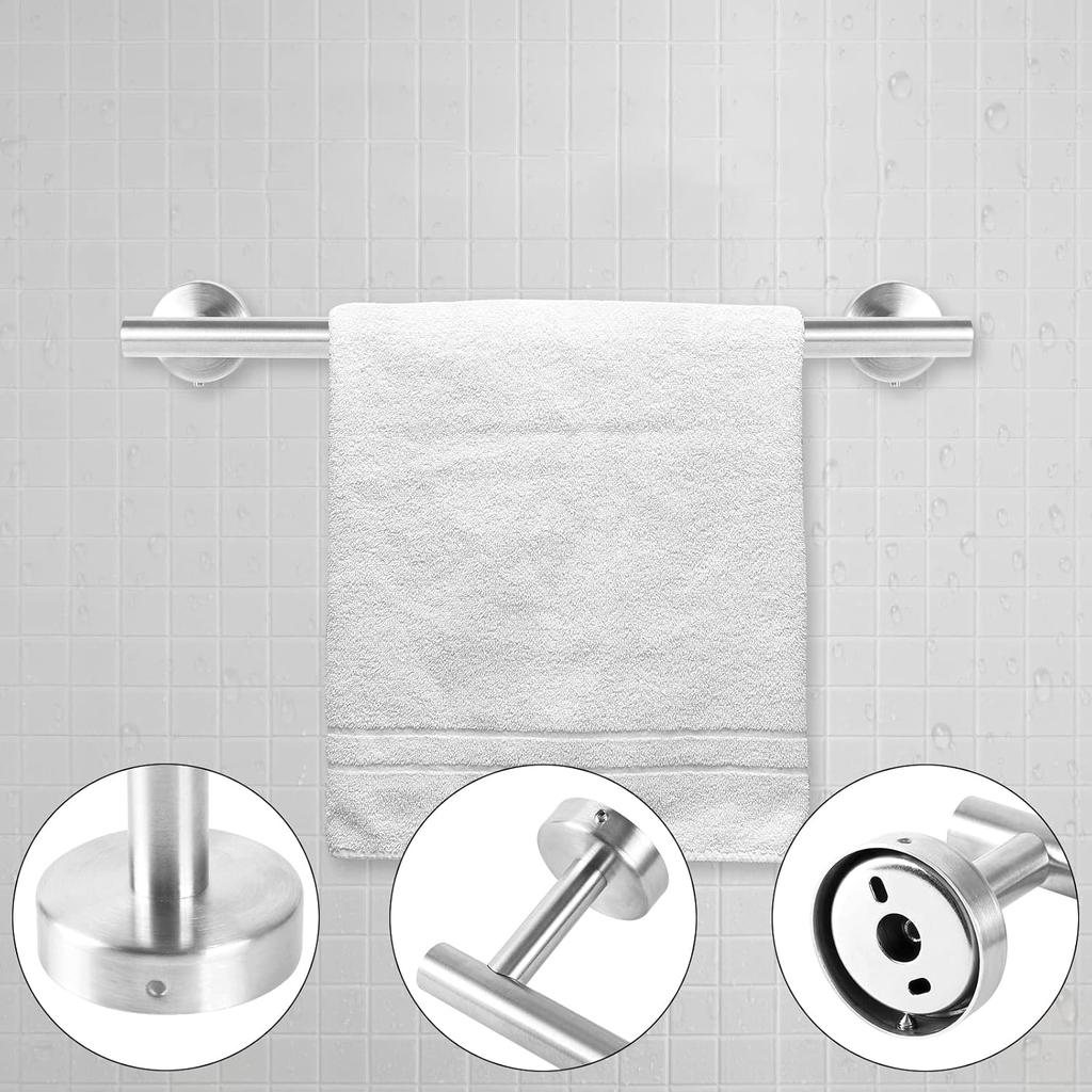 40см Матовый Черный Держатель для Полотенца Настенный Держатель для Полотенца из Нержавеющей Стали Вешалка для Полотенец для Ванной Современные Аксессуары для Ванной