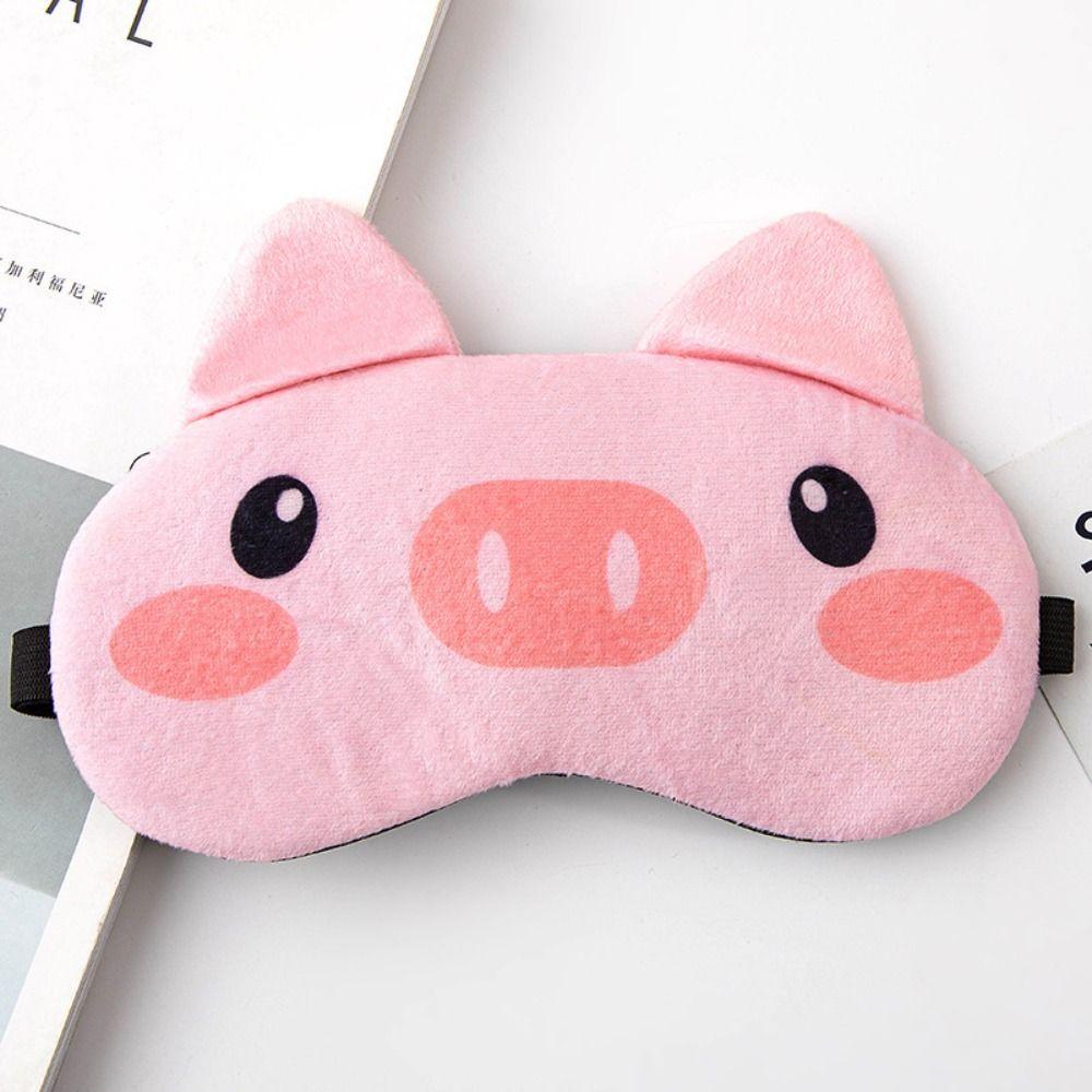 Милая маска для сна с мультяшным дизайном, расслабляющая маска для глаз