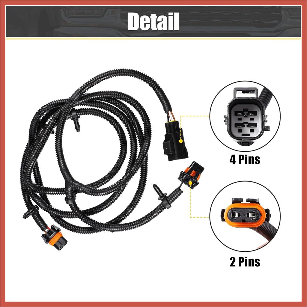 ACROPIX Проводка-перемычка для противотуманных фар для Dodge для Ram 3500 2010 для Ram 2500 3500 4500 5500 2010-2018 Замена 68046303AC Автозапчасти