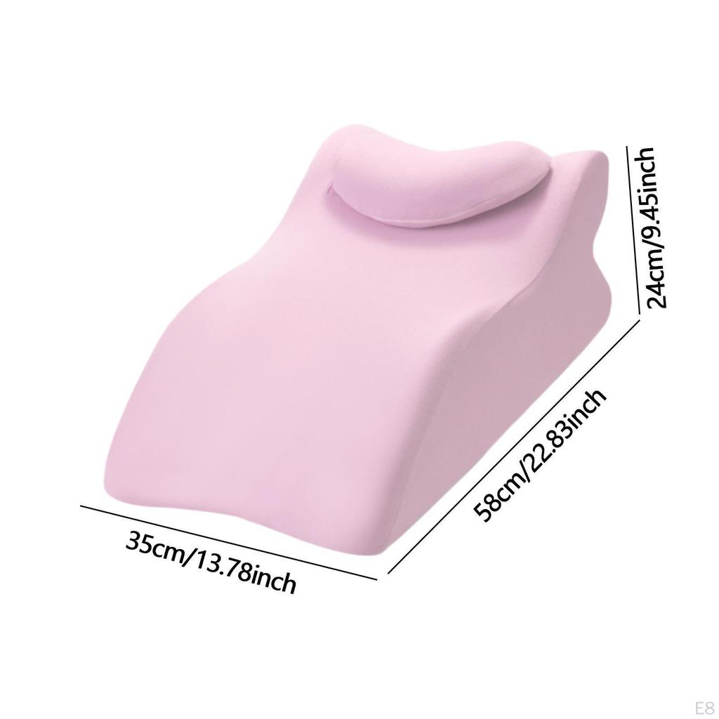 Bed Wedge Cushion with Small Support for Reading And Lounging