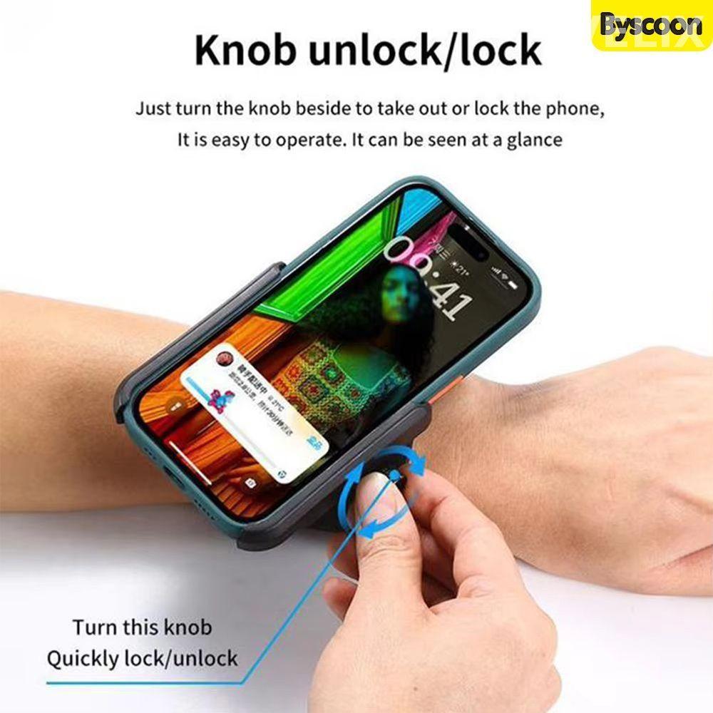 Exclusive 360-degree rotating universal smartphone holder designed for jogging, cycling, and walking