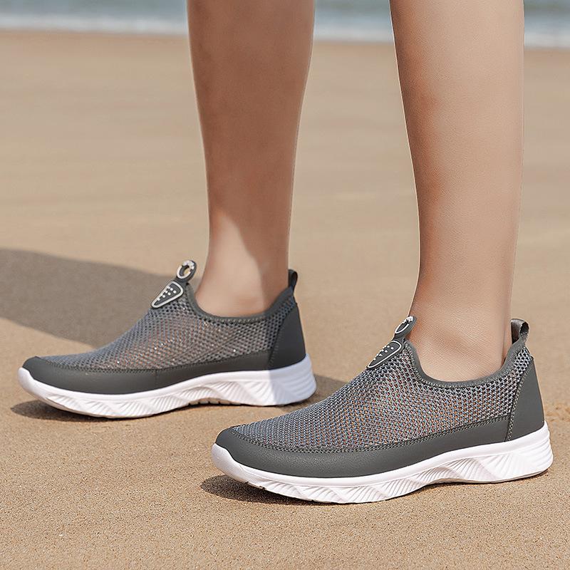 Мужские туфли для ручья Express Amazon Одинарные сетчатые туфли Болотные сапоги Мужские кроссовки Сетчатые дышащие Пляжная обувь