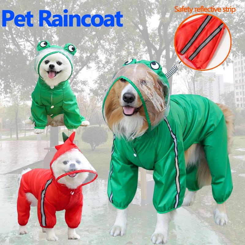 Дождевик для собак, водонепроницаемая одежда, комбинезон, куртка для щенков, дождевик для собак