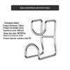 Kaiwang Stainless Steel Nail-Free Bathroom Hook - Multifunctional Seamless Wall-Hanging Washbasin Rack