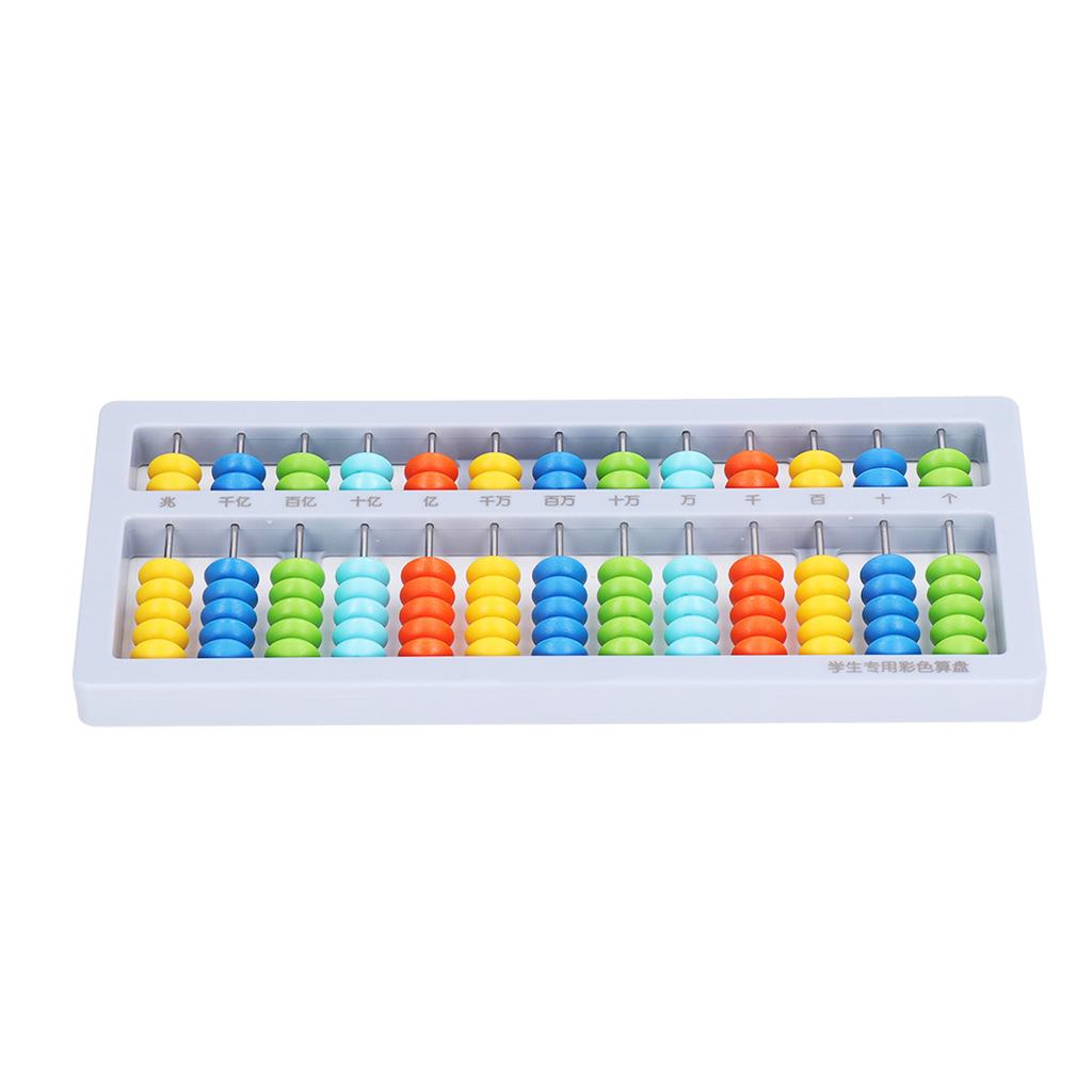 Abacus Small Portable Children's Puzzle 13 Grades 7 Beads Ментальная арифметика Математика AbacusBlue
