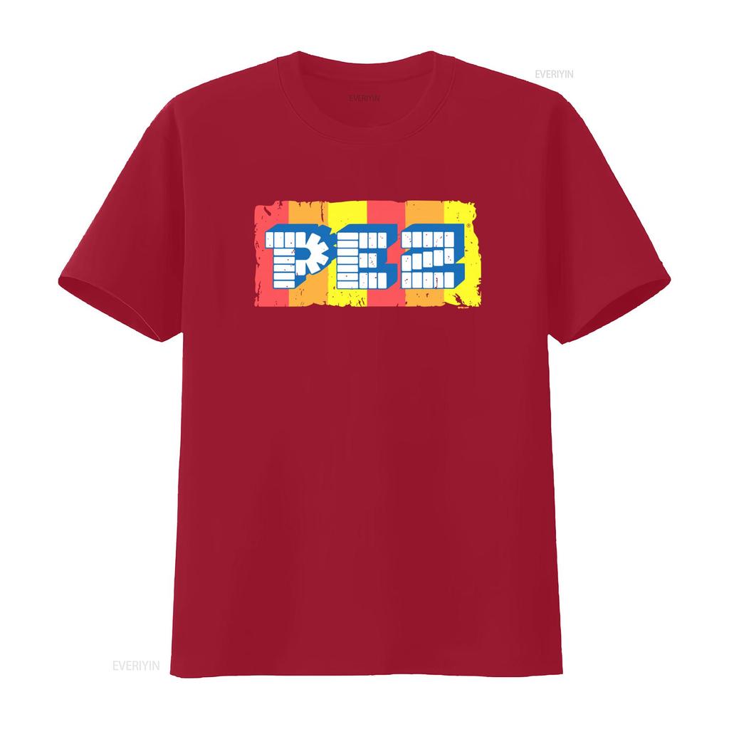 Мужская футболка Pez Candy с винтажным логотипом, ретро, throwback, принт диспенсера, винтажная, стильная, эластичный топ для повседневной носки