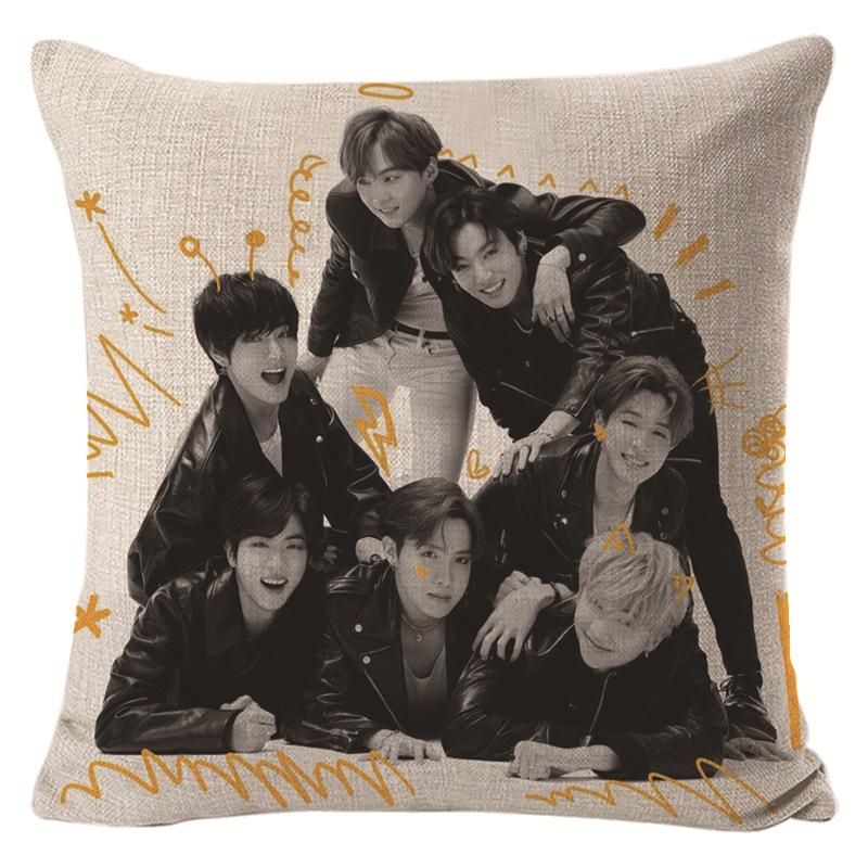 BTS Подарок для фанатов Диван Декоративная наволочка Подушка