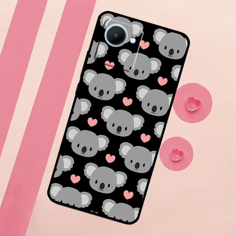 Cute Australia Koala Art Case For Realme 11 Pro Plus 10 9 GT Neo 5 3 3T C11 C15 C25s C21Y C30 C31 C33 C35 C53 C55