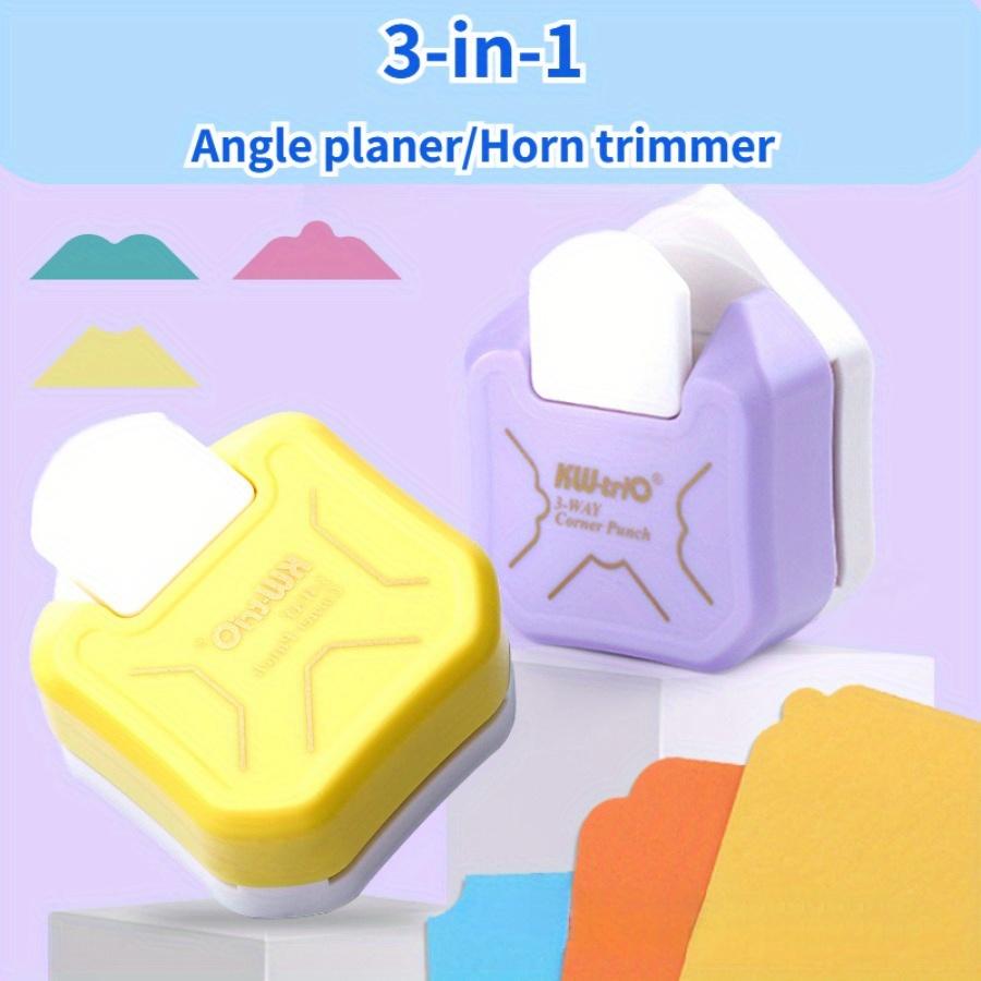 1PC 3-in-1 Fancy Hand-held Corner Trimmer Round Trimmer Flat Trimmer Hand Ledger DIY Manual Corner Trimmer