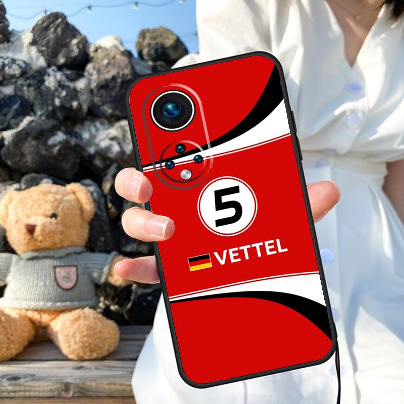 Sebastian Vettel F1 Formula Case For Honor Magic 6 Pro 90 70 50 Magic 5 Lite X6 X7 X8 X9 X6a X7a X8a X9a X8b X9b Cover