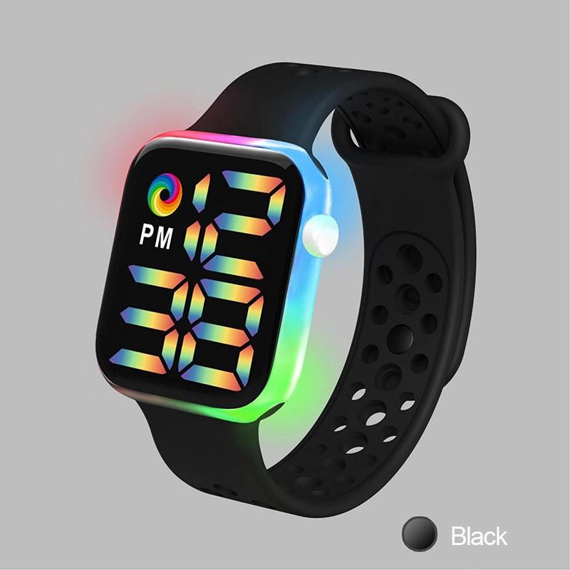 30M Waterproof LED Color Unisex Digital Watch