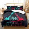 Новый Игровой Набор Постельного Белья A-Assassin S Creed Арт Комплект Пододеяльника для Геймера Взрослых Мальчиков Спальня Односпальный Двуспальный King Size Одеяло Подарок Мальчикам
