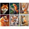 Full Diamond Mosaic Handmade Fox Pictures Diamond Embroidery 5D Animal Painting Crafts Wall Decor