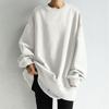 Осенне-зимний темпераментный корейский женский пуловер с круглым вырезом, свободная женская толстовка