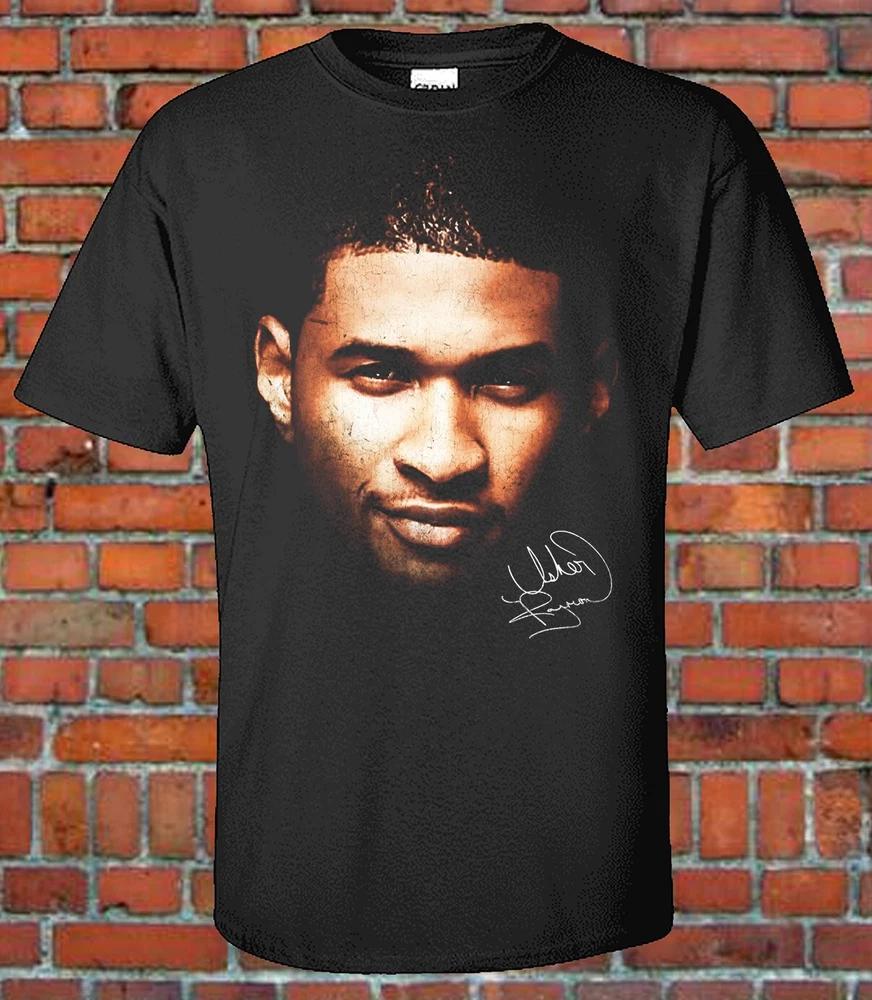 RB Music Singer Usher Big Head TShirt Unisex Cotton Tee Classic