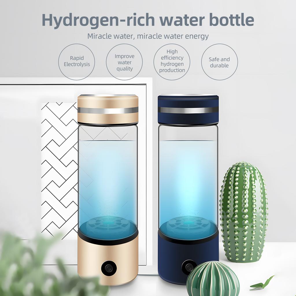 Портативный генератор водородной воды в бутылках с технологией SPE и PEM. Перезаряжаемая водородная вода.