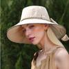 Spring-Summer New Foldable Wide Brim Hat Women's Versatile Outdoor Sun Hat