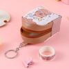 Creative Zipper Capybara Coin Purse Keychain Portable Kawaii Storage Bag  Cute Lipstick Bag Simple Earphone Bag Gifts