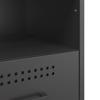 Nightstand Black 36 x 39 x 50.5 cm Steel