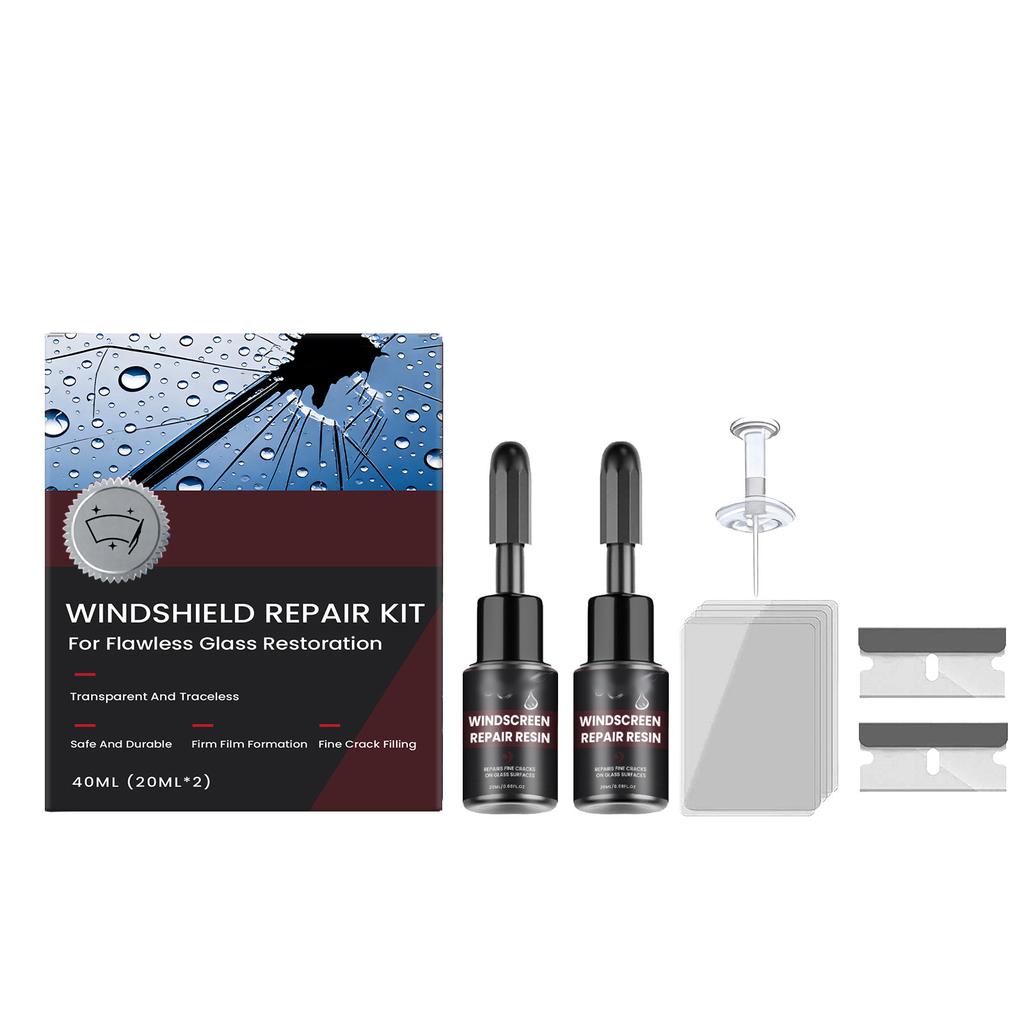 Car Windshield Care Kit Daily,maintenance For Window Glass Cracks,40ml