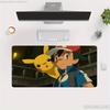 Pokemon Ash Ketchum Pikachu Night Scene Anime Extended Gaming Mouse Pad Large Desk Mat for PC Laptop