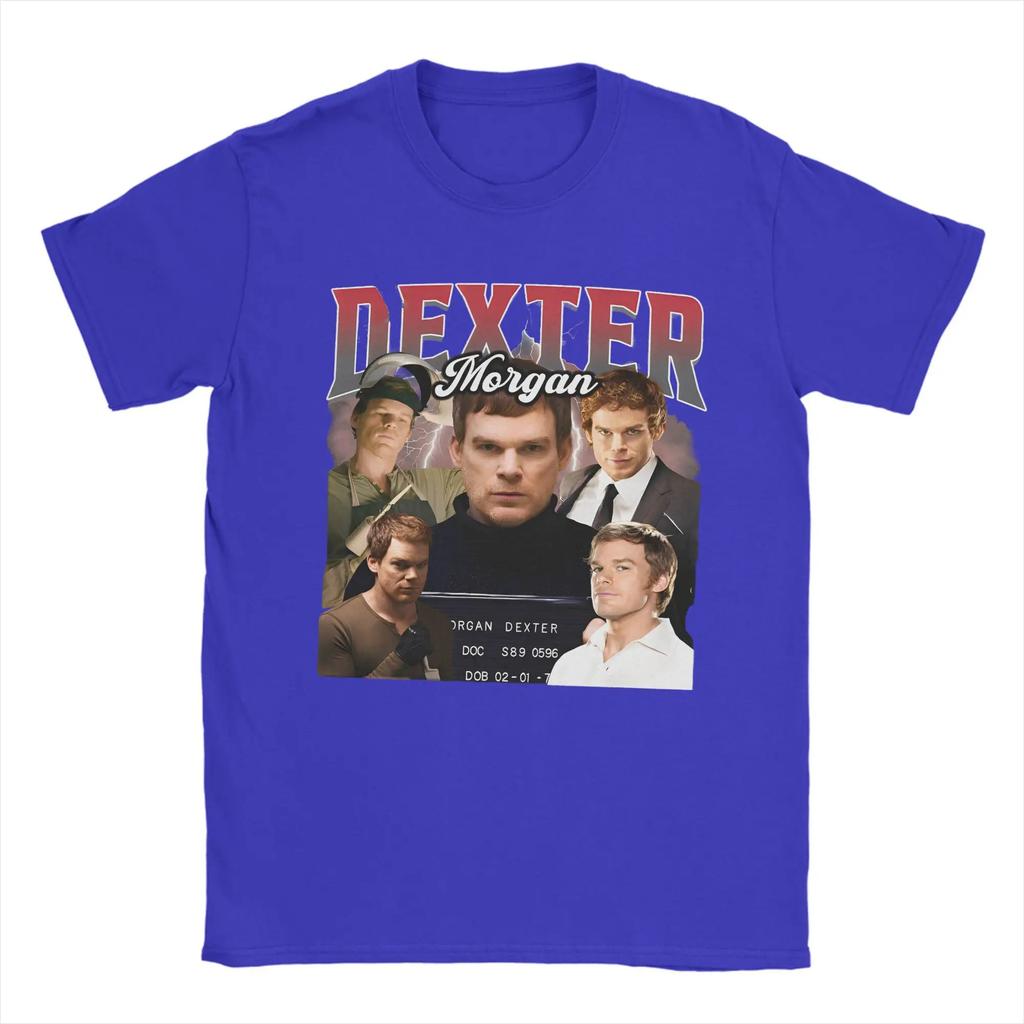 Oversized T Shirt Summer Dexter Morgan Movie Popular T Shirts Crime Tv Drama 100 Cotton Tee Shirt For Unisex Y2k Short Sleeve Tops