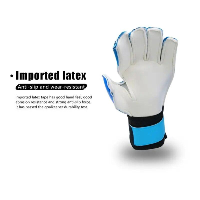 Мужские и детские футбольные вратарь, противоскользящие тренировочные перчатки, дышащие перчатки для фитнеса, защита рук, защита