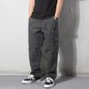 Men's Retro Japanese Multi-Pocket Loose Tapered Overalls for Spring and Autumn
