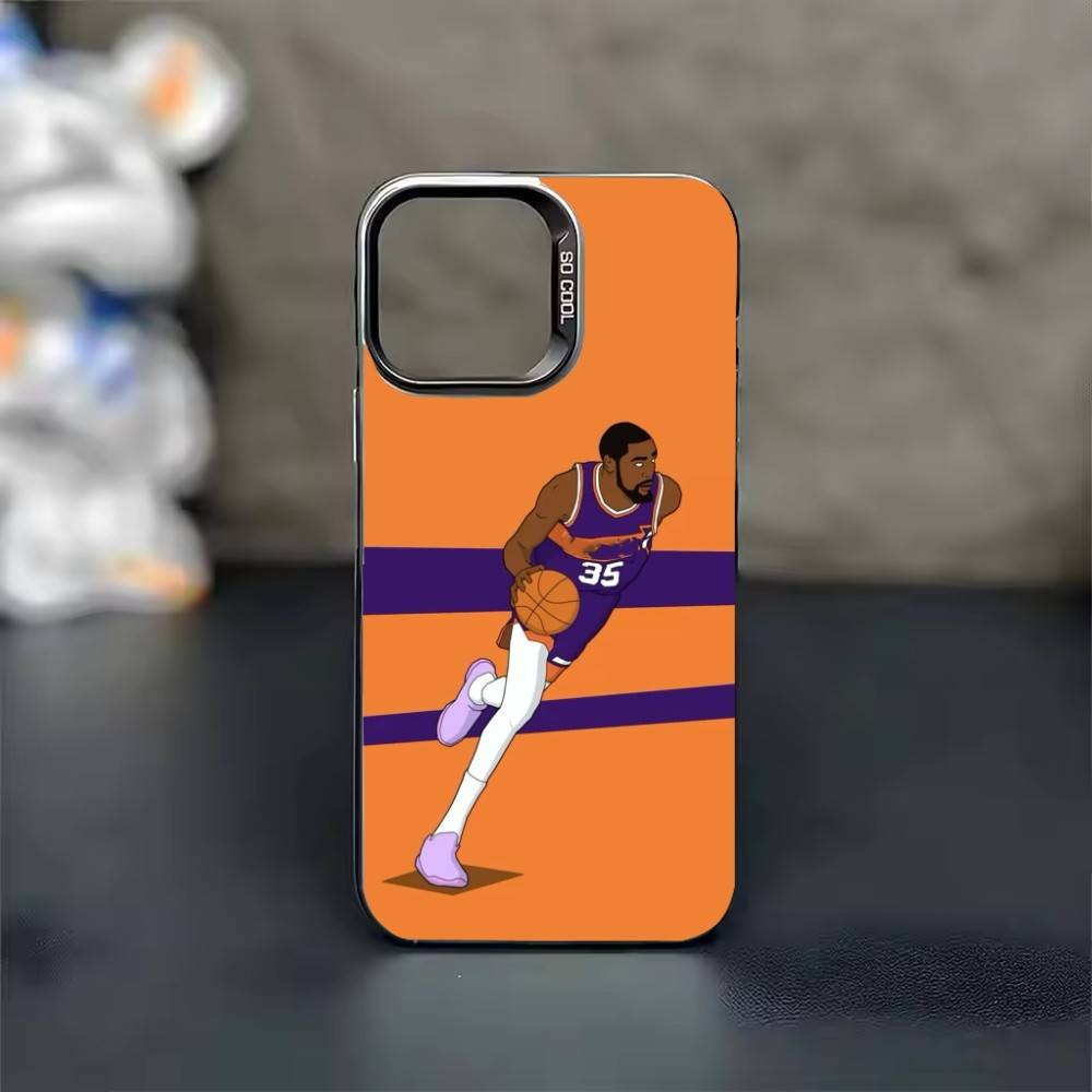 K-Kevin D-Durant 35  Phone Case For iPhone 17 16 15 14 13 12 11 Pro Max Plus Silver candy Matte Cover
