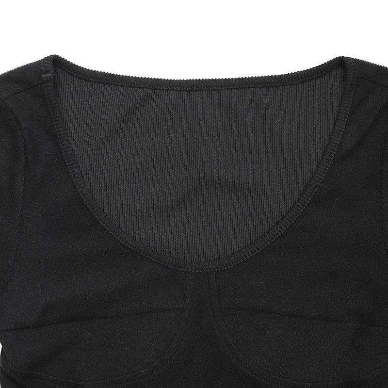 Осенний женский комбинезон с круглым вырезом и полосками, черный, с длинными рукавами