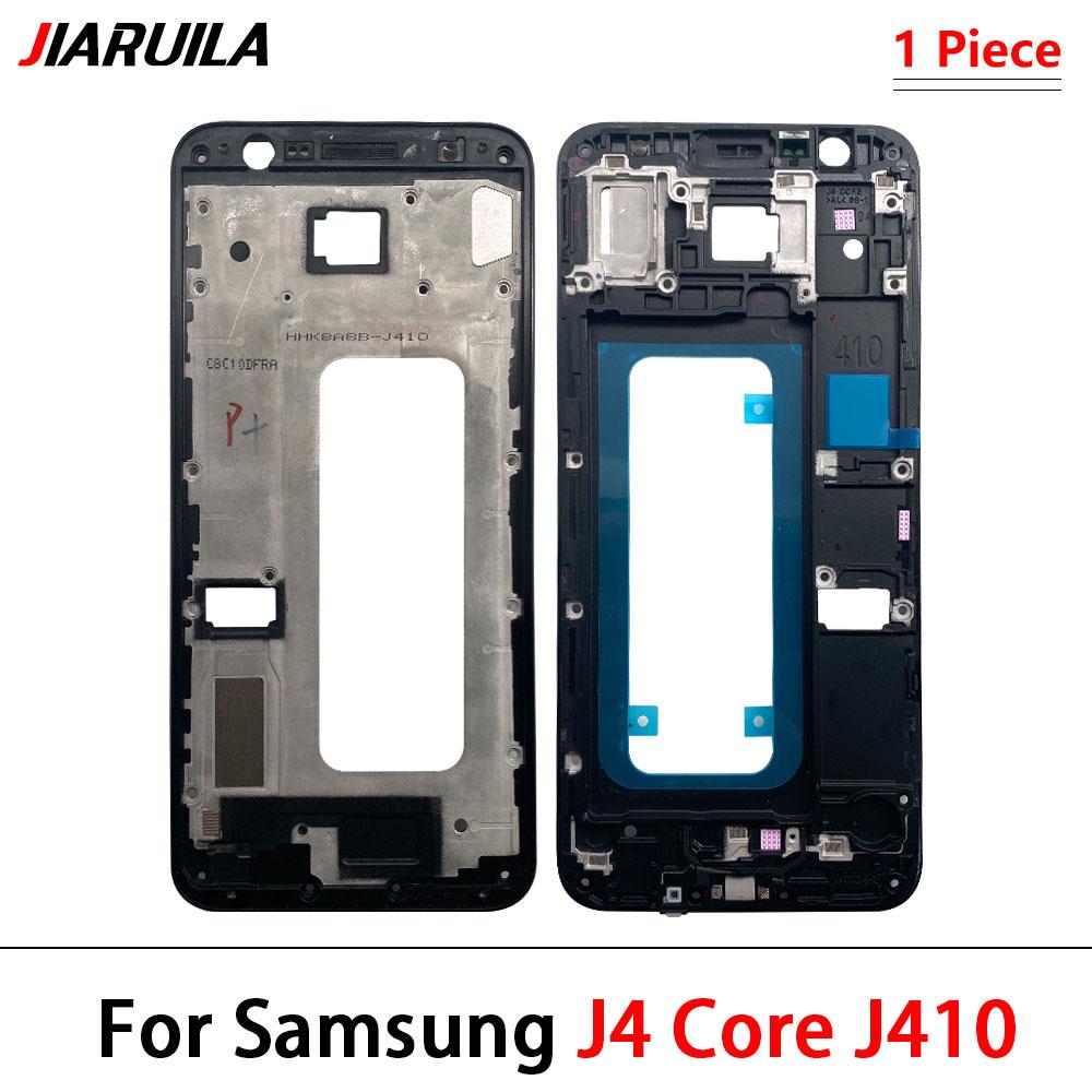 Housing Middle Frame LCD Bezel Plate Panel Chassis For Samsung J4 Core J410 J6 J600 J6 Plus Front Frame Housing Bezel Repair