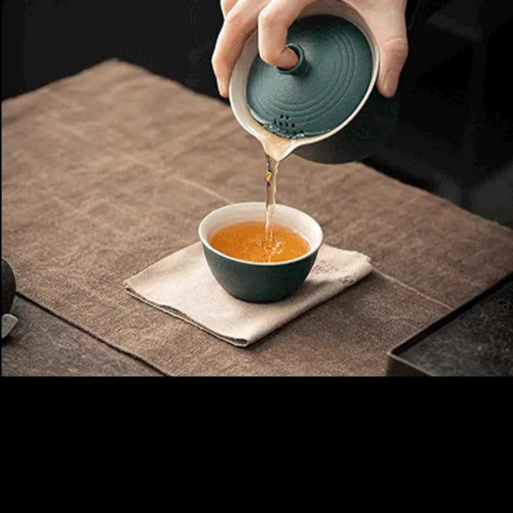Портативный керамический чайный сервиз