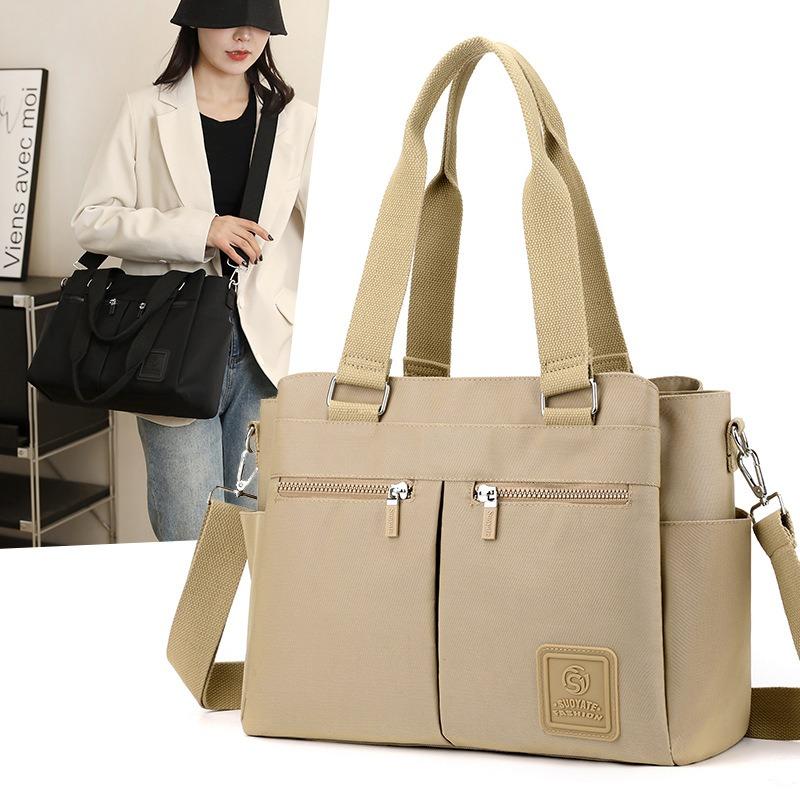 Женская сумка большой вместимости повседневная женская сумка простая нейлоновая женская сумка через плечо сумка-тоут сумка для мамы