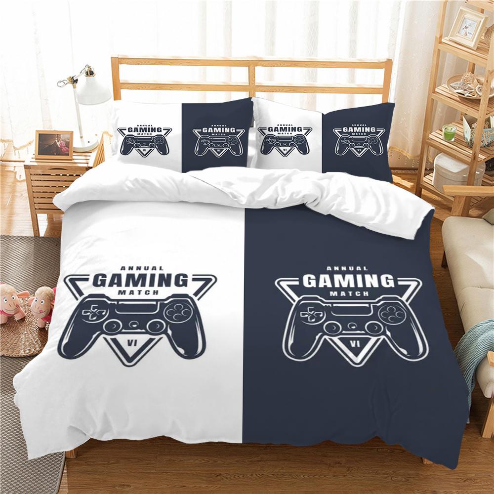 Постельное белье с 3D принтом геймера, пододеяльник, домашний декор для спальни, наволочка, пододеяльник из полиэстера