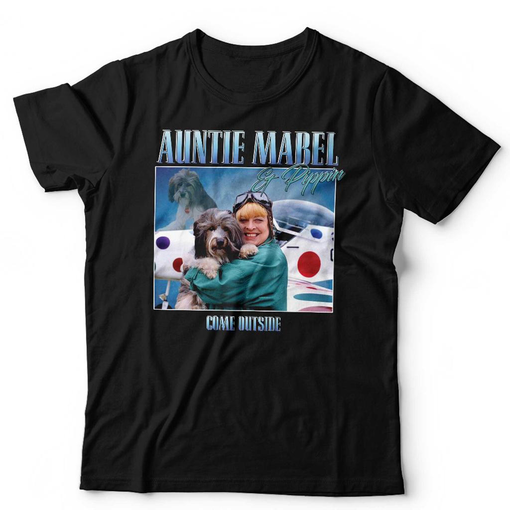 Auntie Mabel Pippin Tshirt Appreciation Unisex Kids Come Outside 90s Retro