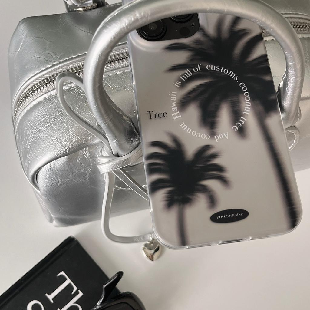 Чехол для iPhone 15 Pro с рисунком кокосовой пальмы, IMD TPU