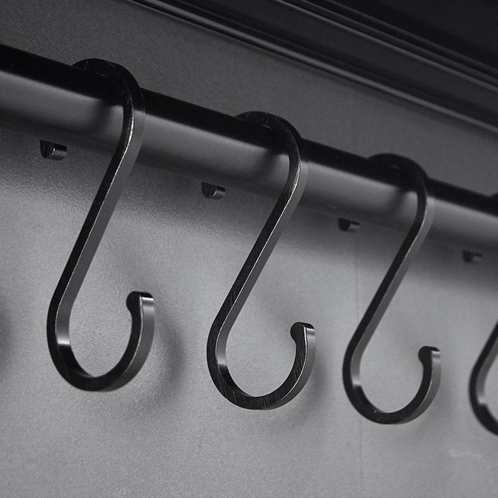 Aluminum Clothes Hanger Bedroom Organizer Clasp Storage Holder S Hook Hanging Hook Kitchen Tools