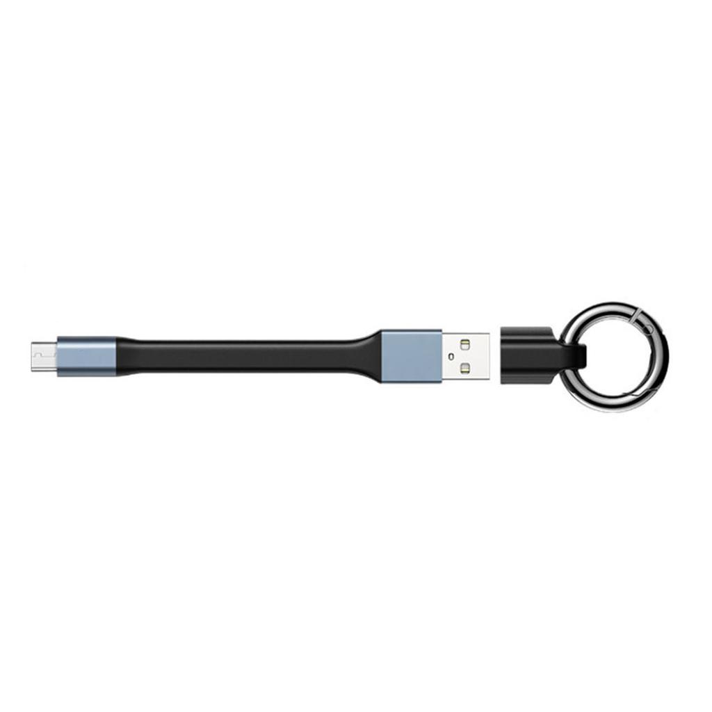 Keychain USB C 3A Quick Charging Cable USB Type C Cable Fast Charging Data Cord 11.5cm for Smartphones