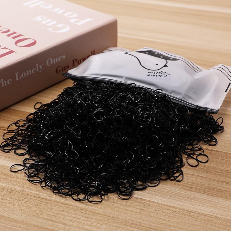 500/1000/2000 шт. Девочки Разноцветные Одноразовые Резинки Резинки для Волос Повязка на Голову Детские Резинки для Хвоста Детские Аксессуары для Волос