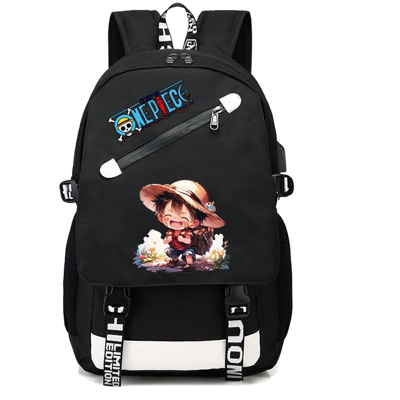 Цельный рюкзак в стиле аниме для мальчиков и девочек, сумка для книг в школу, большая вместительная студенческая сумка для книг, мужская и женская дорожная сумка Mochila