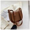 2025 new fashion retro small square bag women's bag high-end niche design messenger bag commuter shoulder Ma'an bag